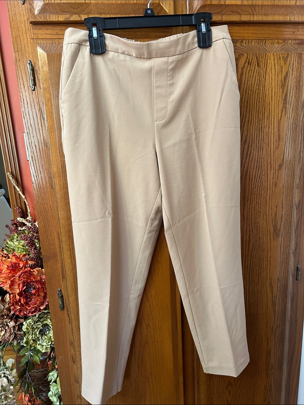 Women’s Classic Slim Dress Pants - Beige